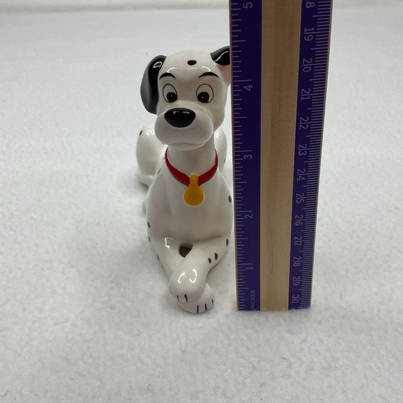 Disney 101 Dalmatians 5" Porcelain Pongo A Red Collar And Gold Medallion Dog - Picture 8 of 10